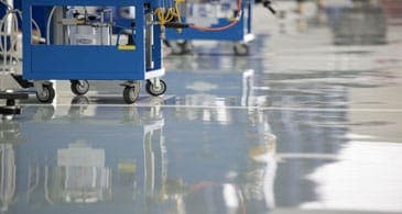 garage metallic epoxy floor
