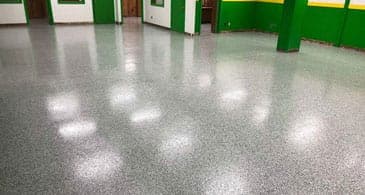 metallic epoxy resin floor