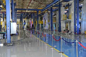 garage metallic epoxy floor
