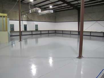 pure metallic epoxy floor