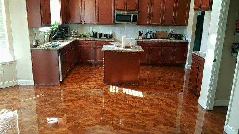 metallic epoxy floor Los Angeles
