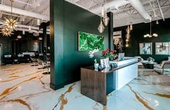 Metallic epoxy floor